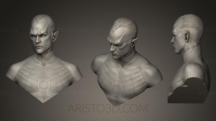 Busts of heroes and monsters (BUSTH_0282) 3D model for CNC machine